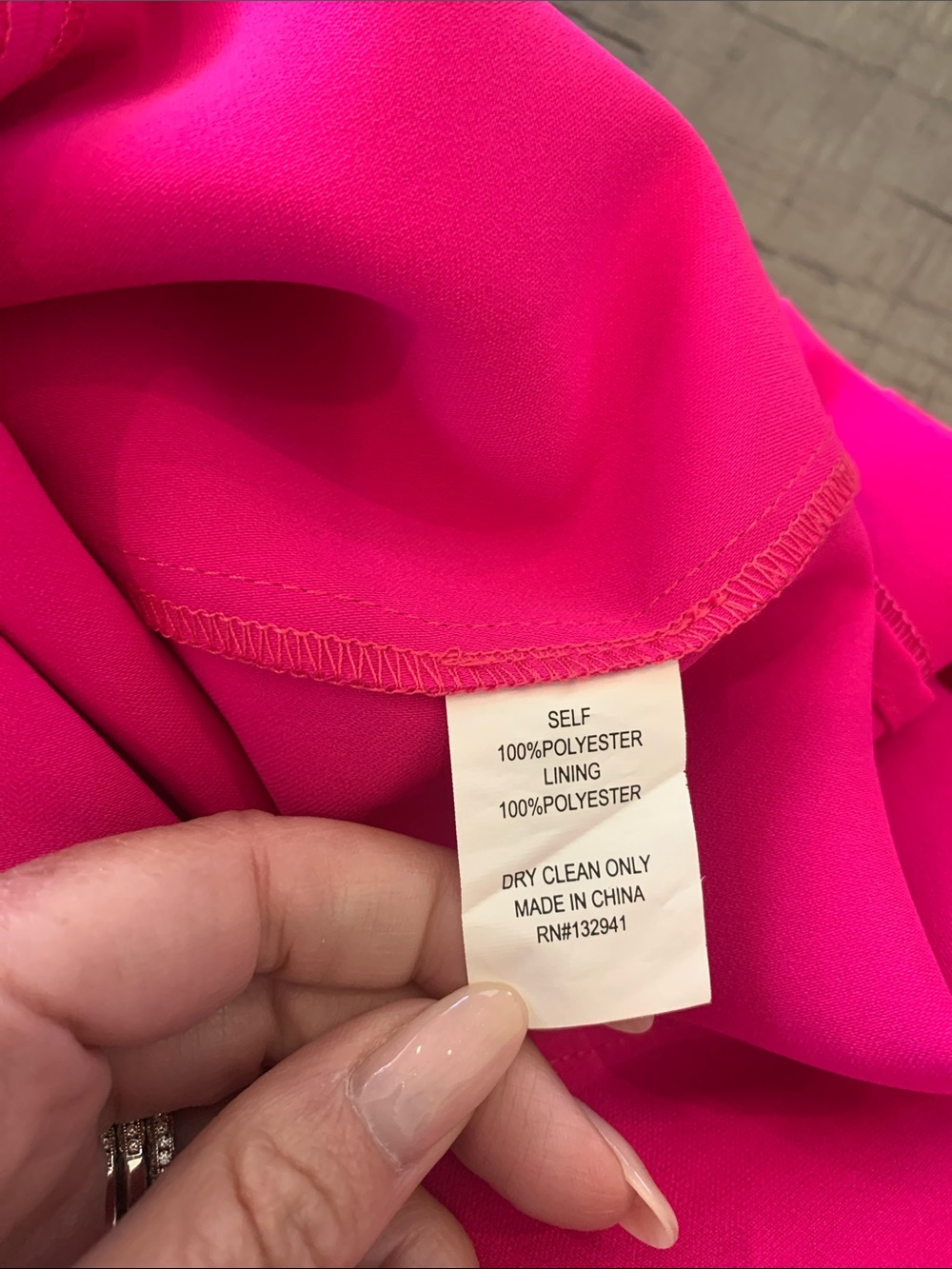 Like new—-Amanda Uprichard Hot Pink Square-Neck Mini Romper with Belt - Picture 6 of 6